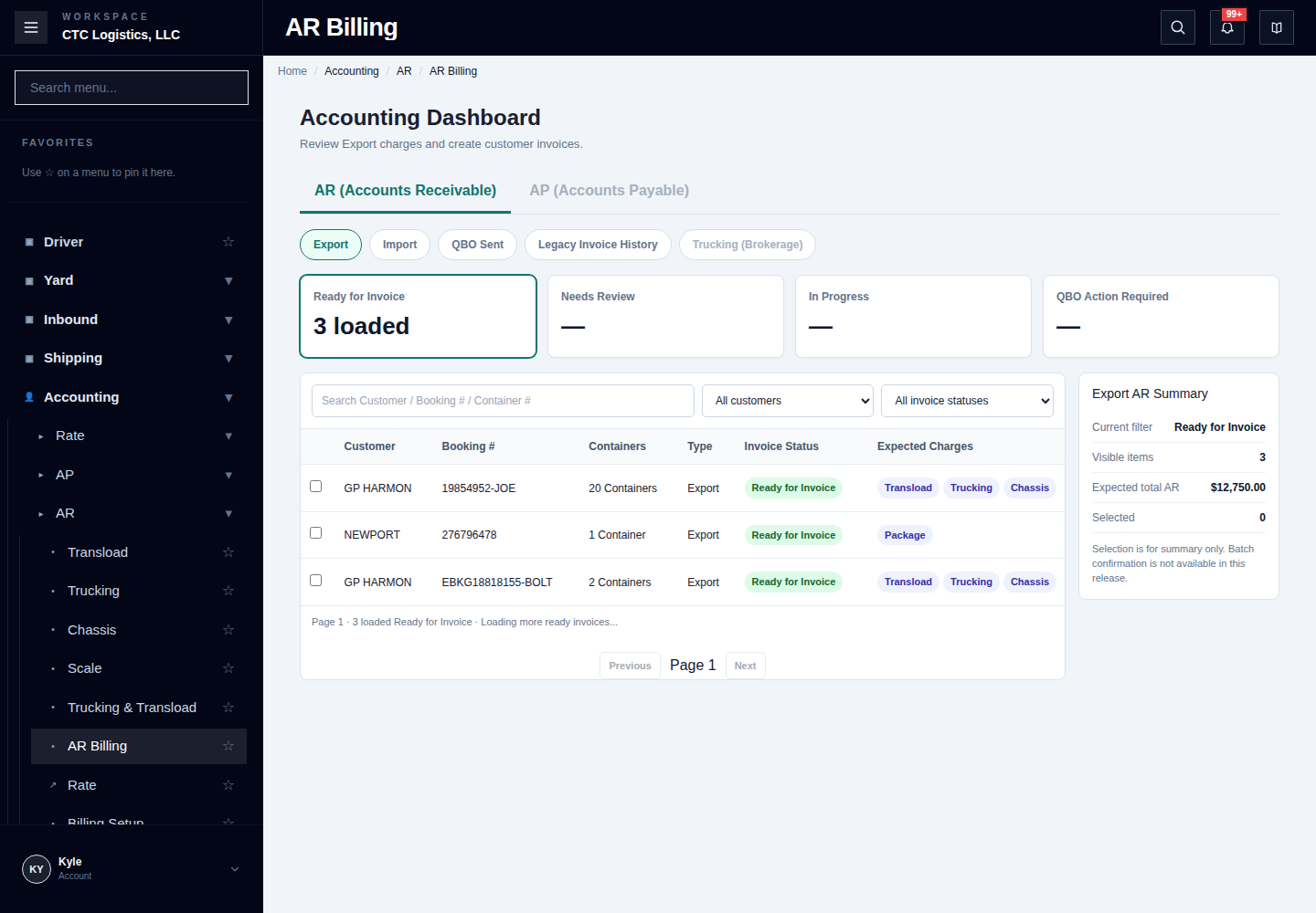 AR Billing