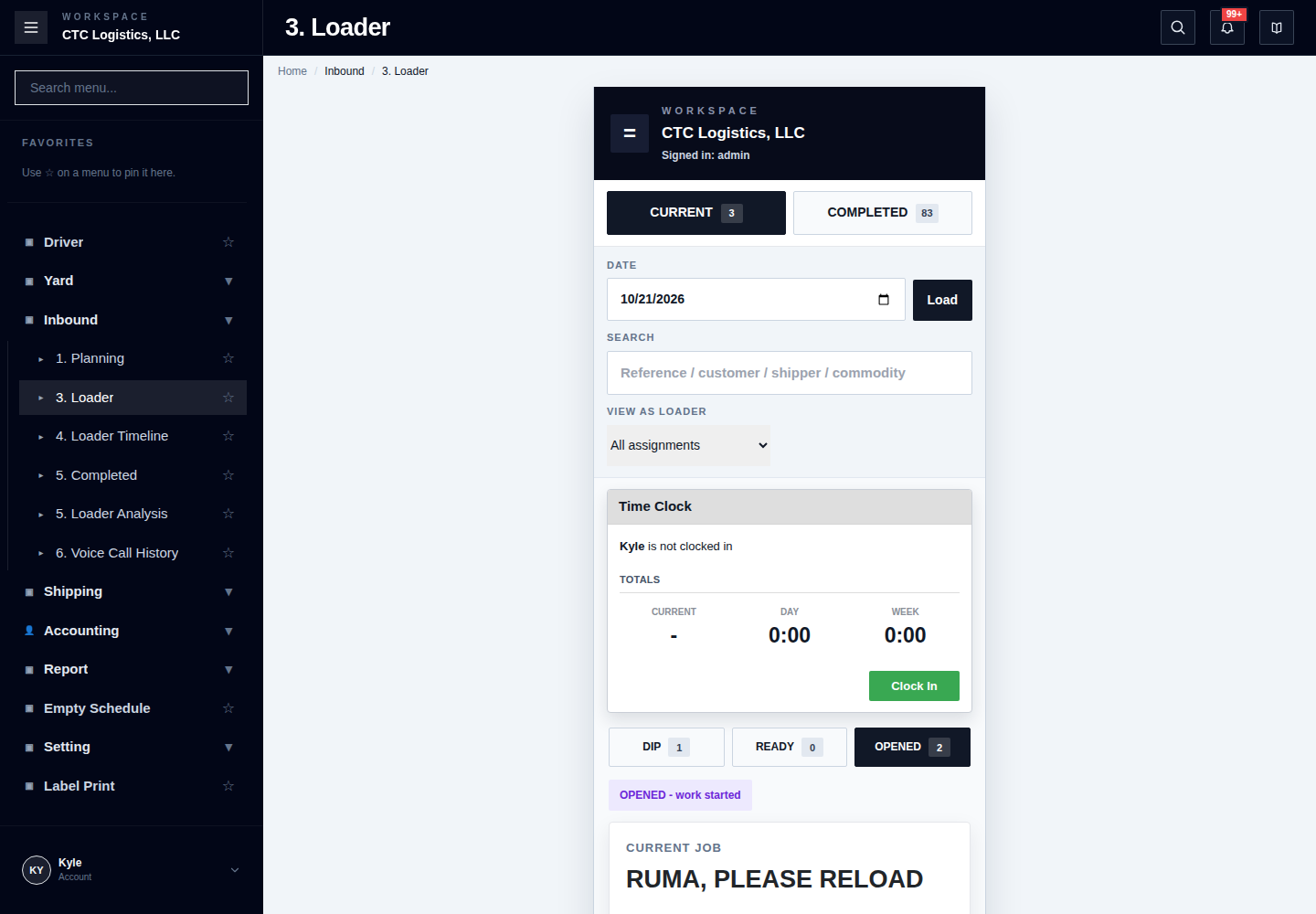 Inbound Loader