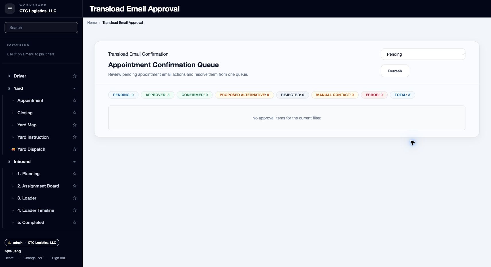 Approval queue create approved