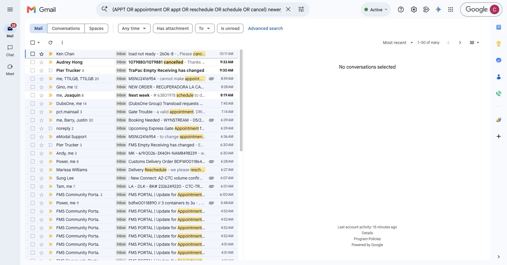 01 gmail search results